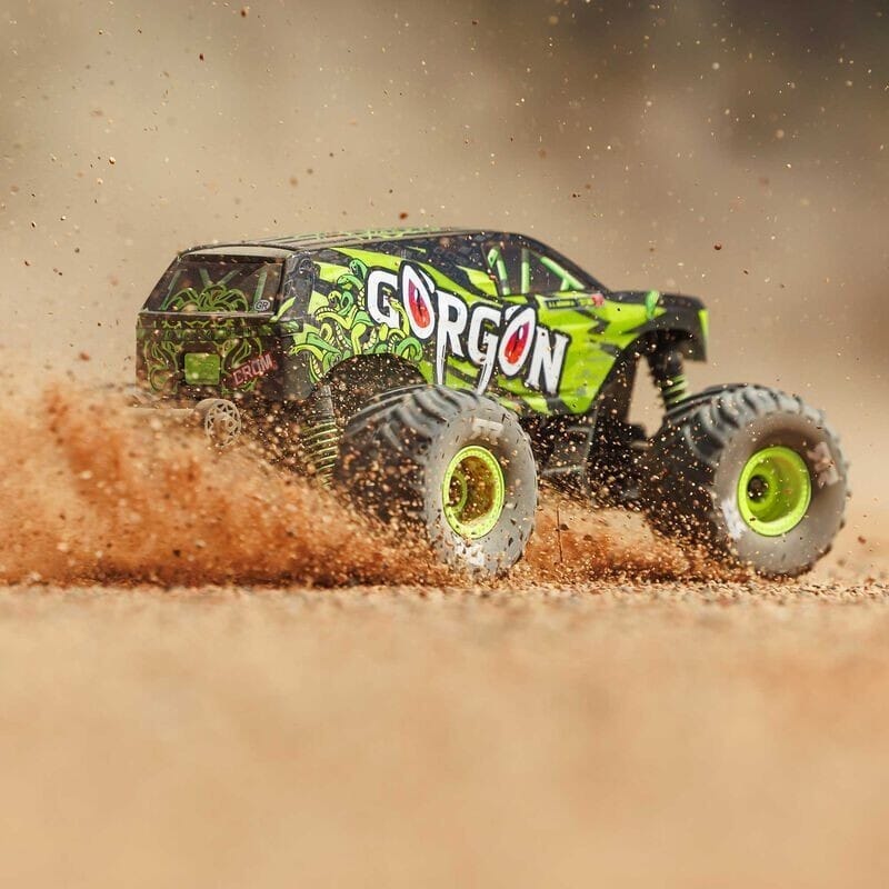 1-16 GORGON GROM 4X4 RTR Brushed Monster Truck (Battery & Charger Included)  Yellow