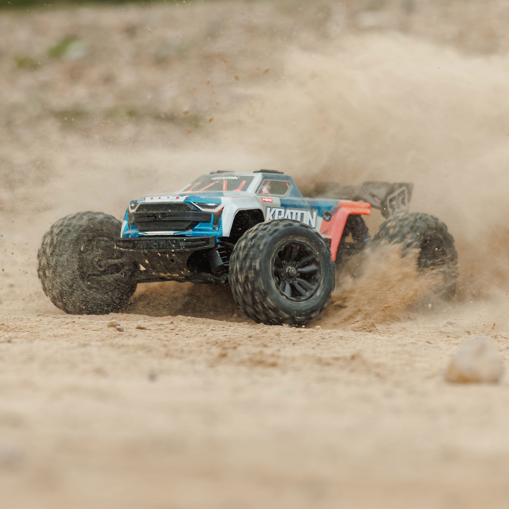 1/16 MINI KRATON 3S DSC 4X4 RTR Brushless Speed Truck (Battery & Charger Included)  Red/Blue