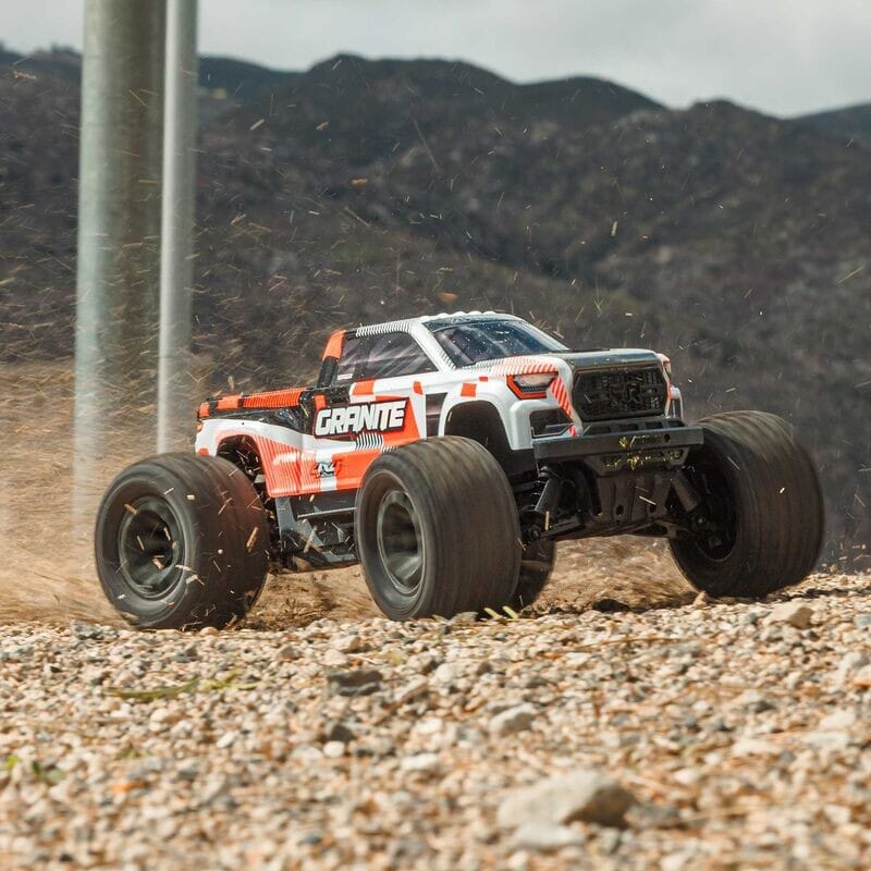 1-10 GRANITE MEGA 665 4X4 RTR Brushed Monster Truck  Orange