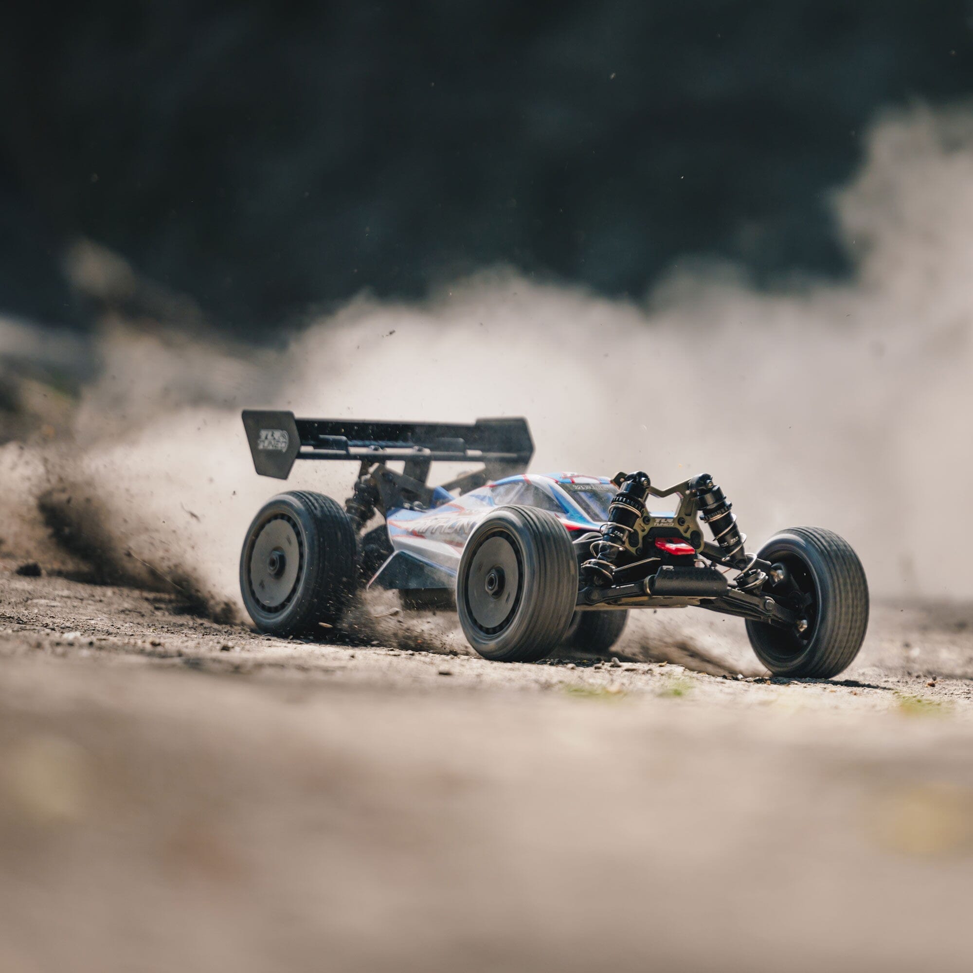 1-8 TYPHON 6S TLR Tuned 4X4 RTR Brushless Buggy  Red-Blue