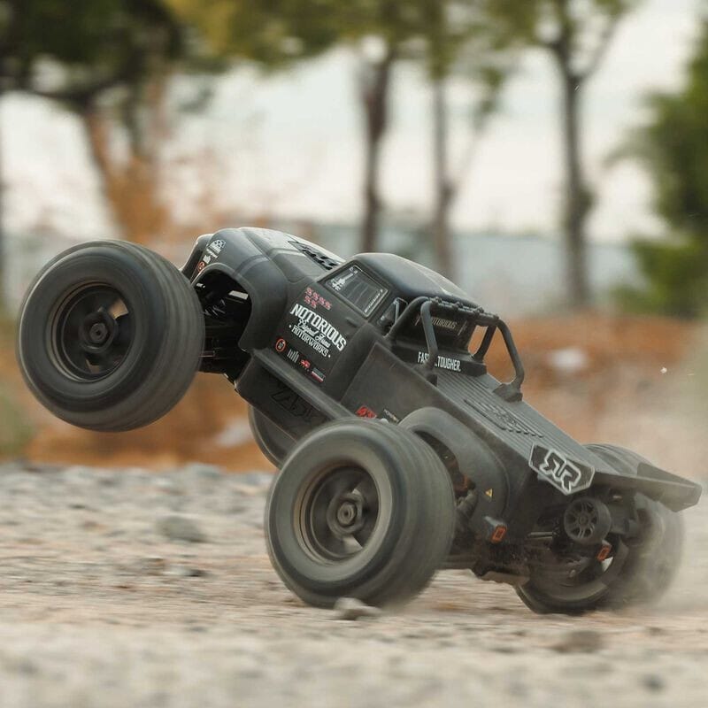 1-8 NOTORIOUS 6S 4X4 RTR Brushless Stunt Truck  Black