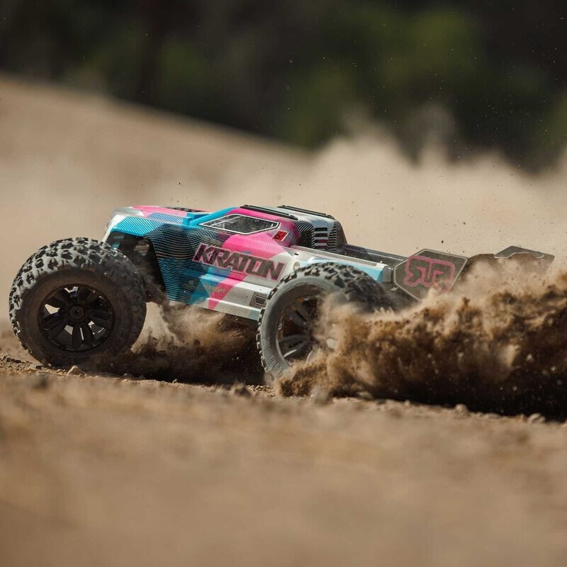 1-8 KRATON 6S 4X4 RTR Brushless Speed Truck  Blue-Pink