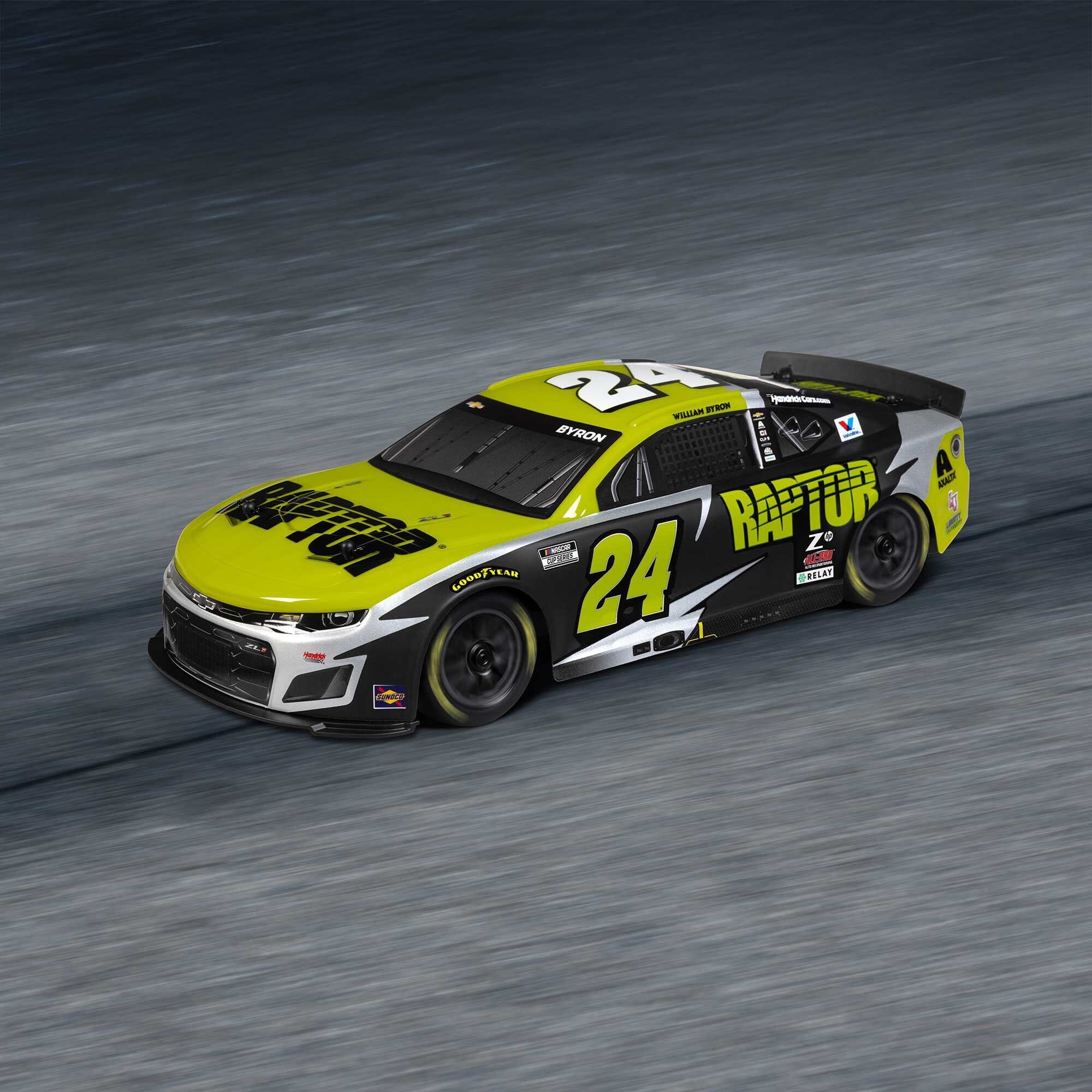 1-12 NASCAR RC Racecar William Byron No. 24 Raptor 2025 Chevrolet Camaro ZL1 2S AWD RTR Brushed On-Road (Battery & Charg