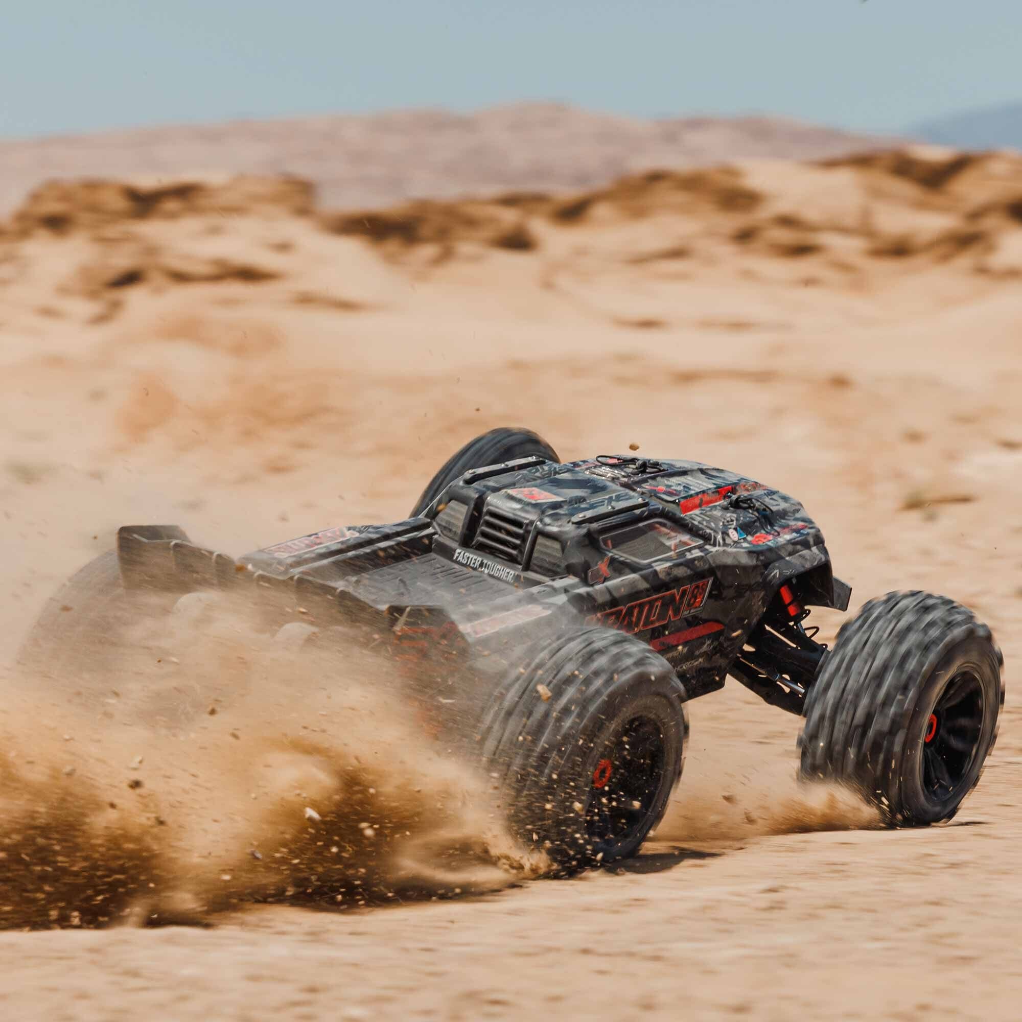 1-5 KRATON 8S EXB AVC 4X4 RTR Brushless Speed Truck  Black