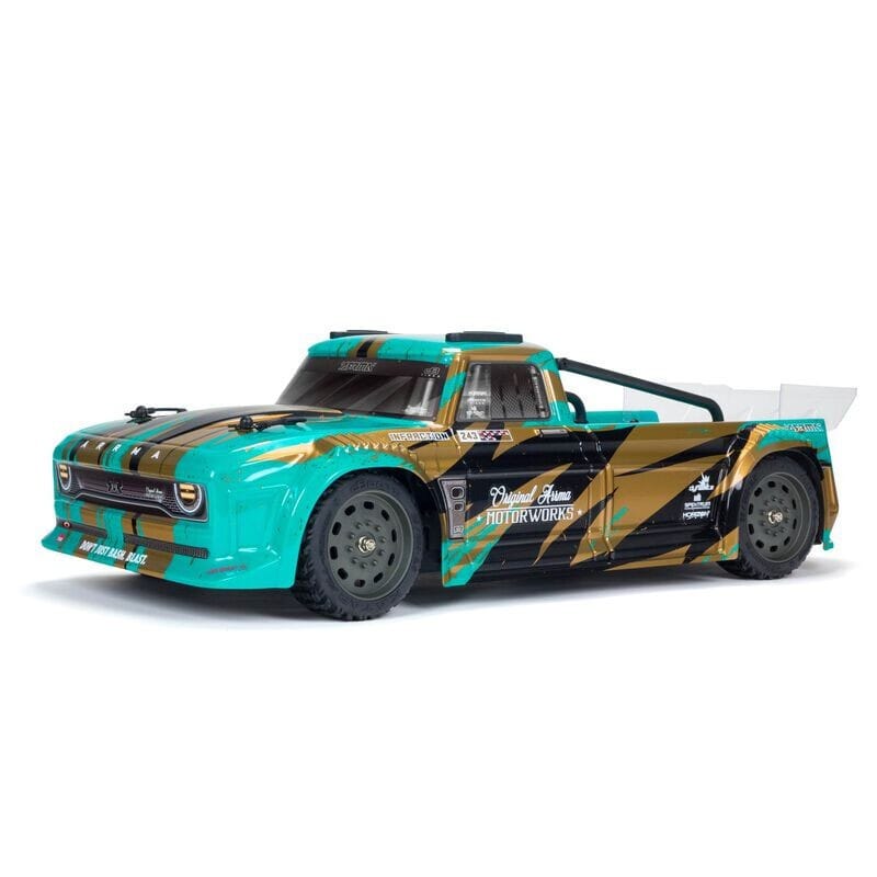 1-8 INFRACTION 4X4 RTR Brushed All-Road Street Bash (Battery & Charger Included)  Teal-Bronze