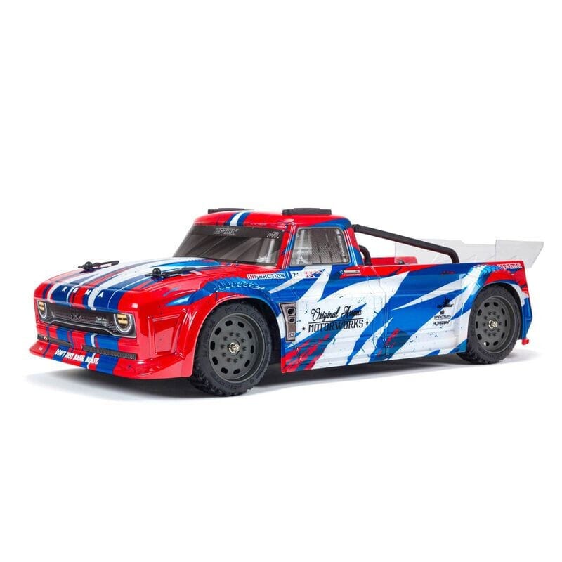 1-8 INFRACTION 4X4 RTR Brushed All-Road Street Bash (Battery & Charger Included)  Red-Blue