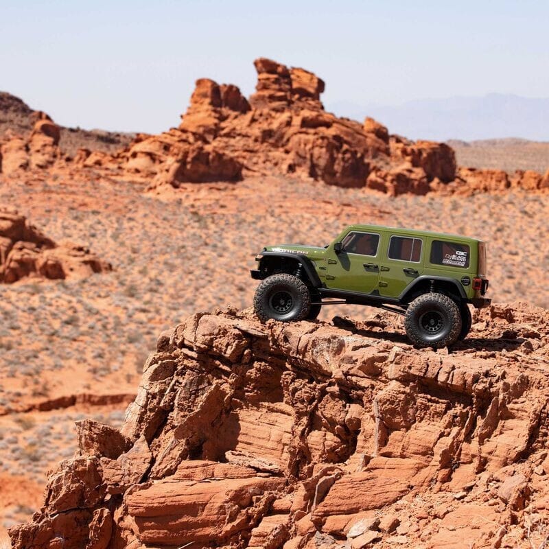 1-6 SCX6 Jeep JLU Wrangler 4X4 RTR Brushed Rock Crawler  Green