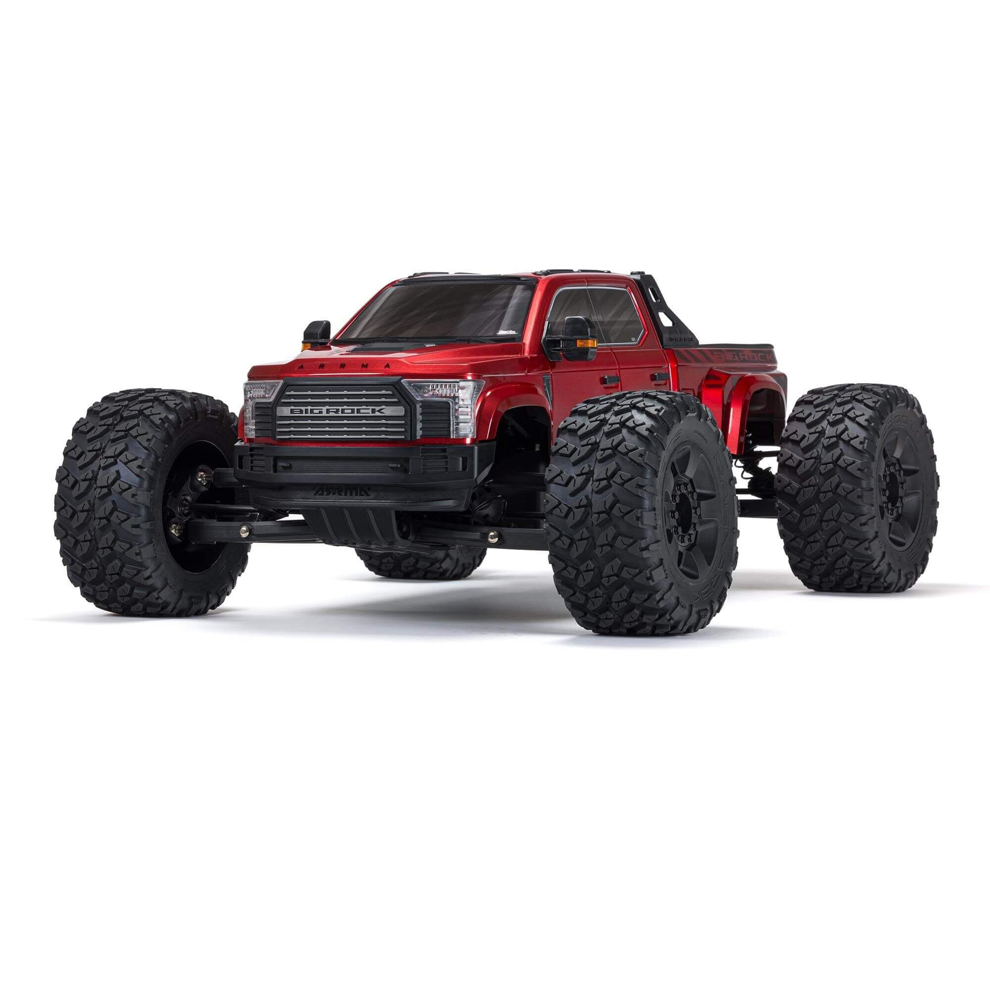 1-7 BIG ROCK 6S 4X4 RTR Brushless Monster Truck  Red - SCRATCH & DENT