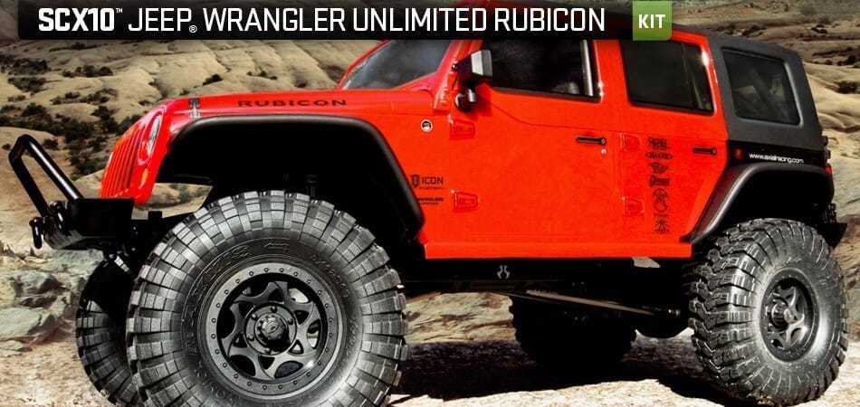 Peças - AXIAL RACING - SCX10™ 2012 Jeep® Wrangler Unlimited Rubicon 1/10th  4WD - Kit