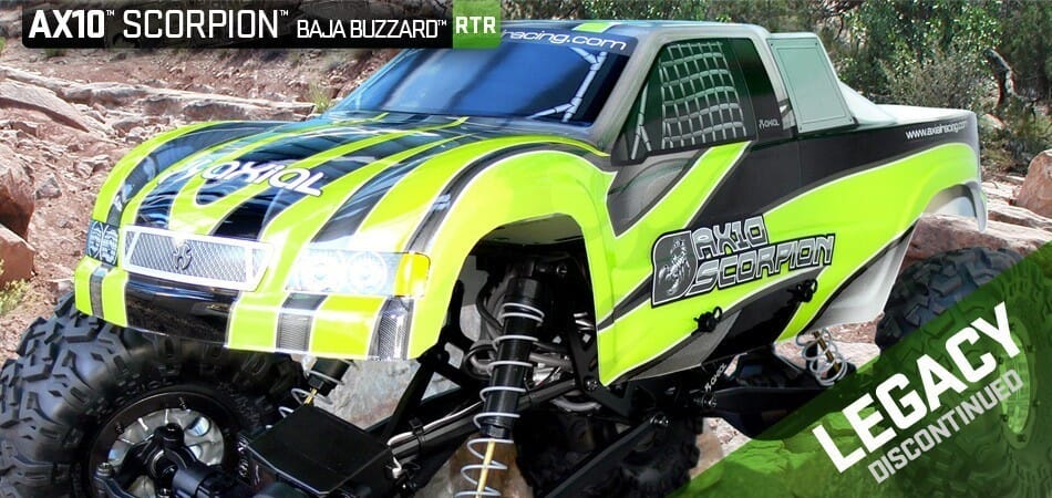 Peças - AXIAL RACING - Axial Scorpion Rock Racer - 1/10th Scale Rock Crawler