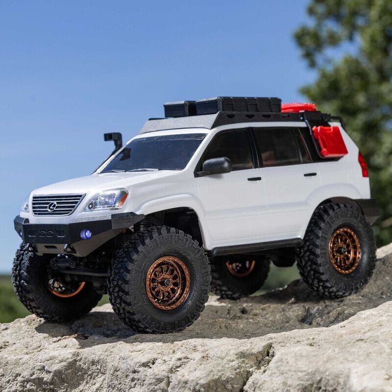 1/24 SCX24 Lexus GX 470 4X4 Rock Crawler RTR  White