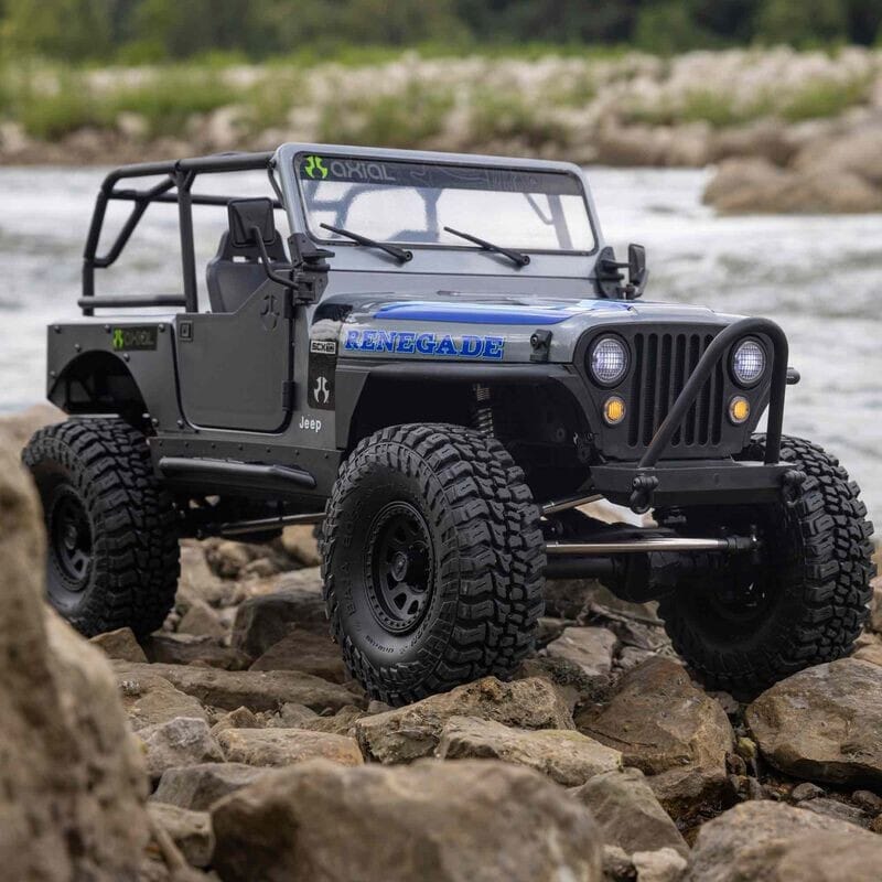 1-10 SCX10 III Jeep CJ-7 4X4 RTR Brushed Rock Crawler  Grey