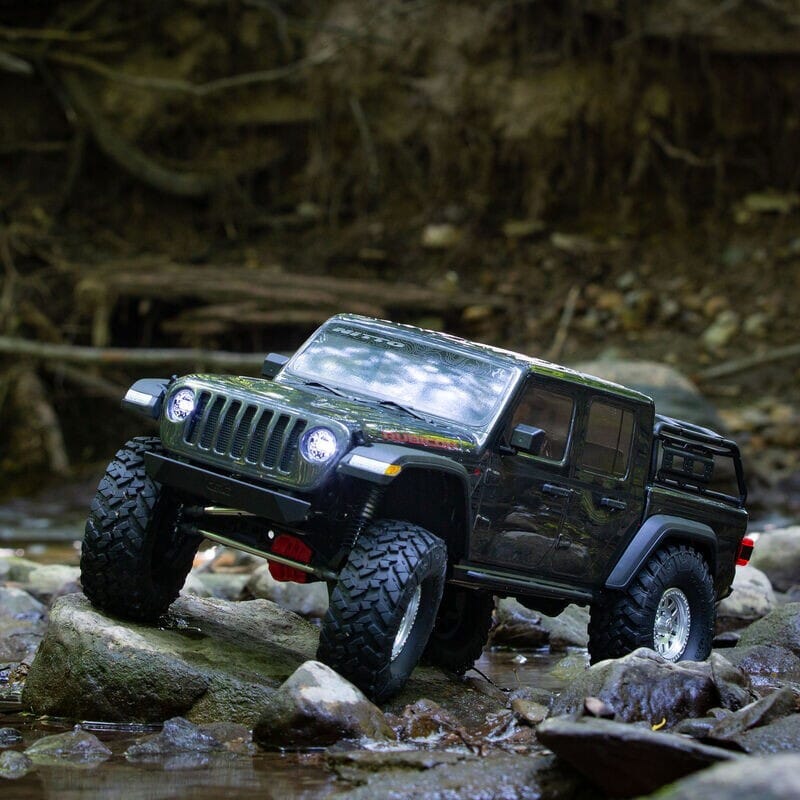1-10 SCX10 III Jeep JT Gladiator 4X4 RTR Brushed Rock Crawler  Gray