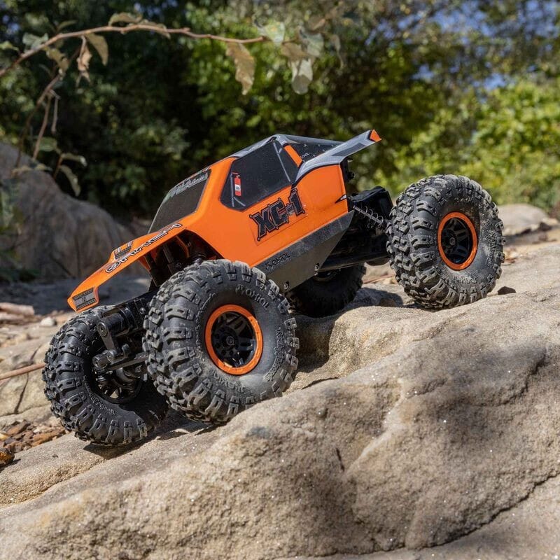 AX24 XC-1 4WS 4X4 RTR Brushed Rock Crawler (Battery & Charger Included)  Orange