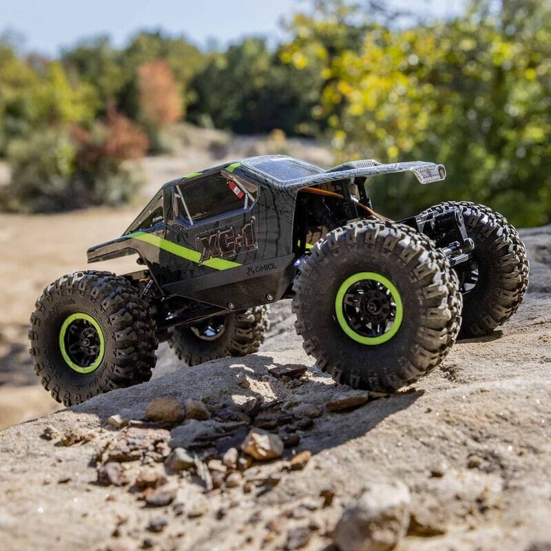1-24 AX24 XC-1 4WS 4X4 RTR Brushed Rock Crawler (Battery & Charger Included)  Green