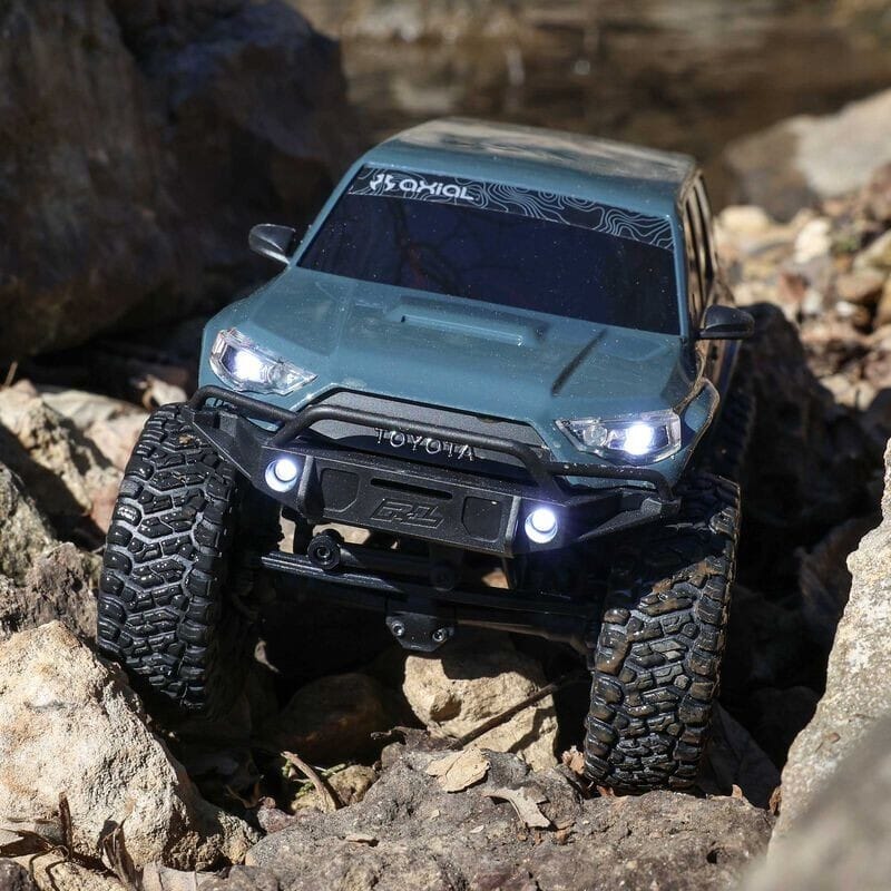 1-24 SCX24 Toyota 4Runner 4X4 RTR Brushed Rock Crawler (Battery & Charger Included)  Gray