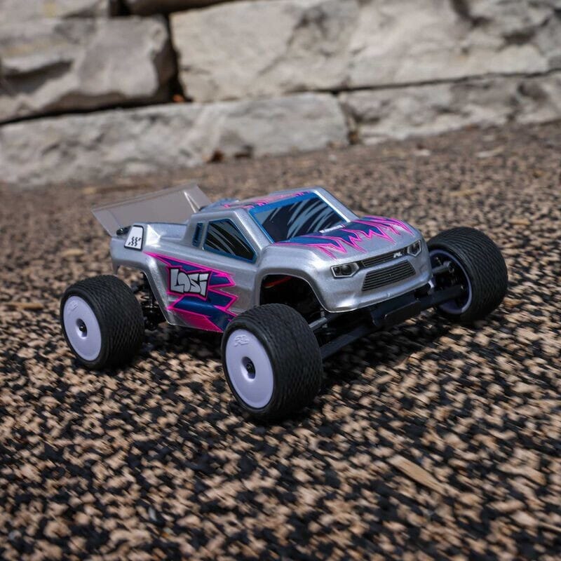 1-28 Micro-T 2S 2WD RTR Stadium Truck (Battery & Charger Included)  Silver