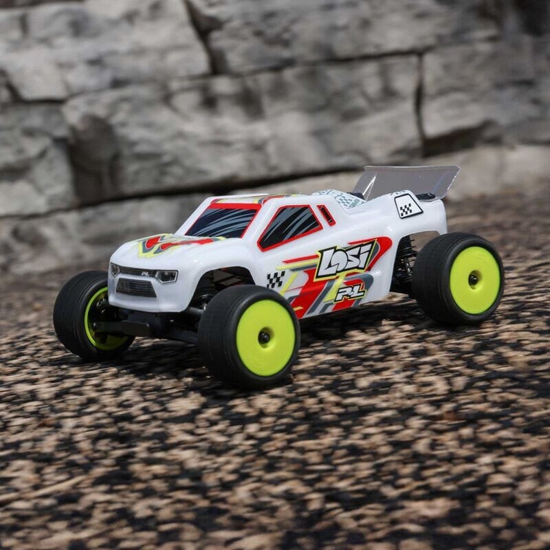 1-28 Micro-T 2S 2WD RTR Stadium Truck (Battery & Charger Included)  White