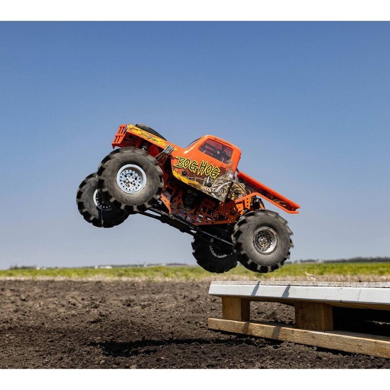 1-8 LMT Mega Truck Bog Hog 4S 4X4 RTR Brushless Mega Truck  Orange