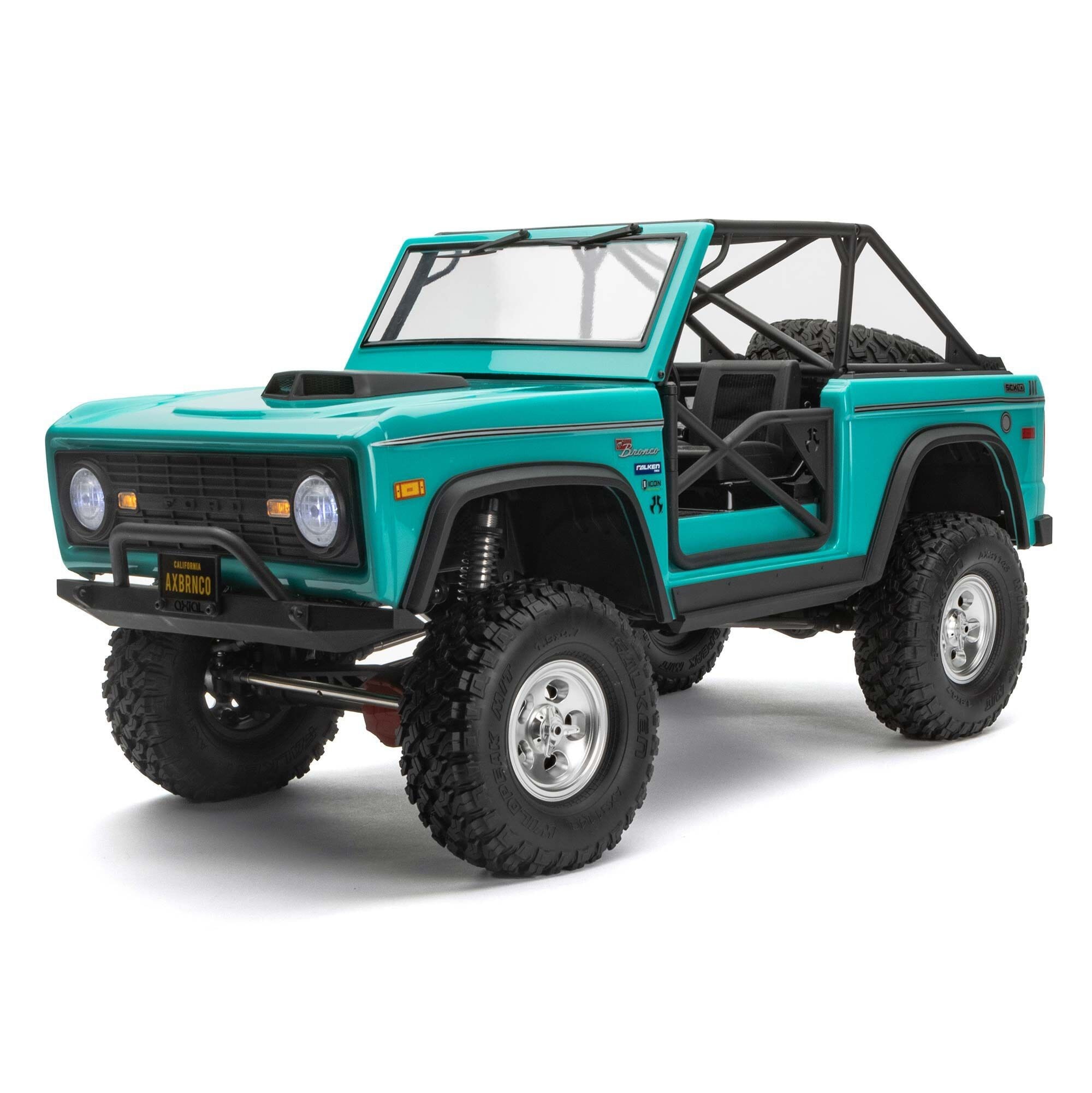 1-10 SCX10 III Early Ford Bronco 4X4 RTR  Turquoise Blue