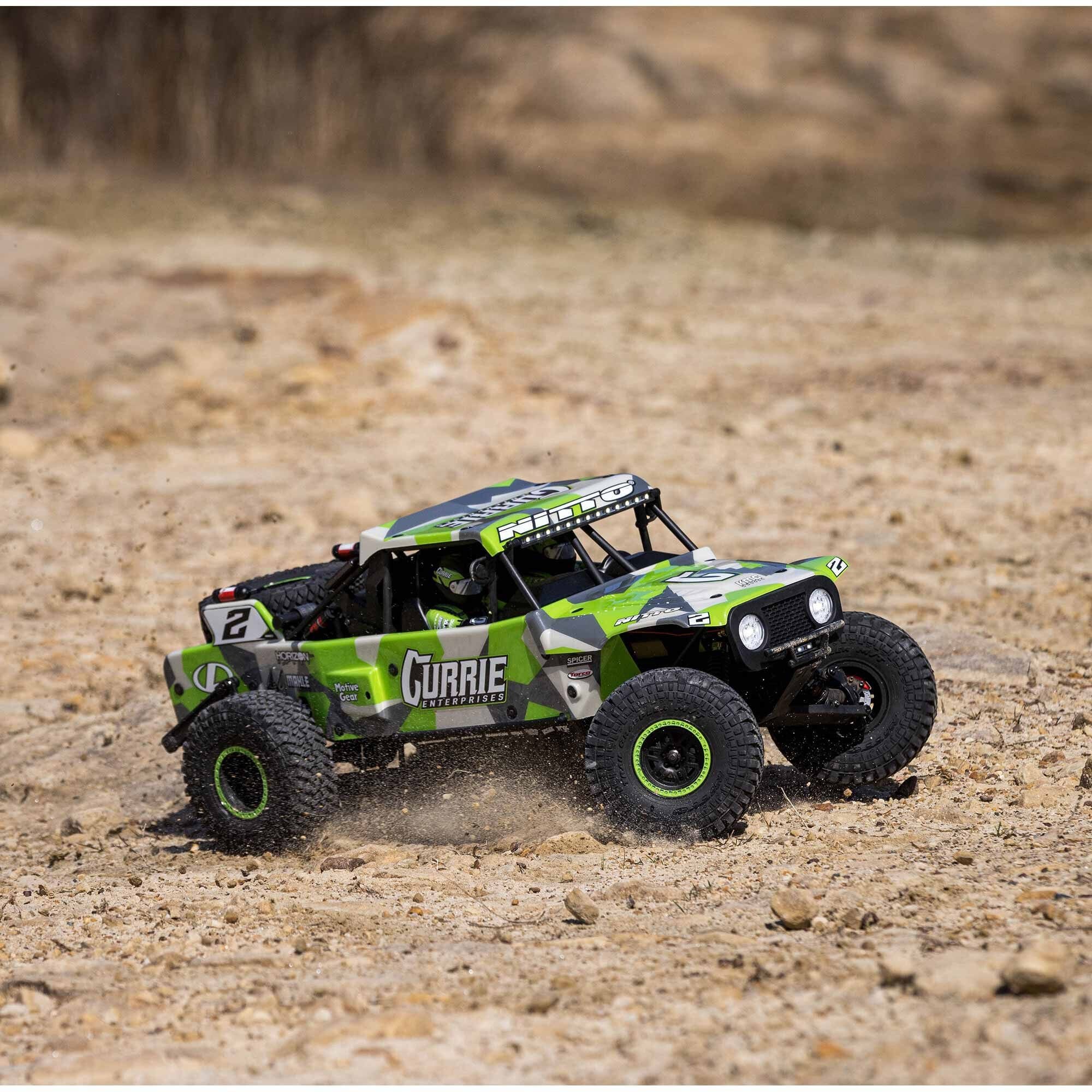 1-10 Hammer Rey U4 4X4 Rock Racer Brushless RTR with Smart and AVC  Currie Green