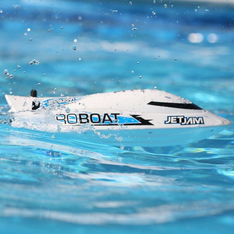 Jet Jam V2 12" Self-Righting Pool Racer Brushed RTR  White