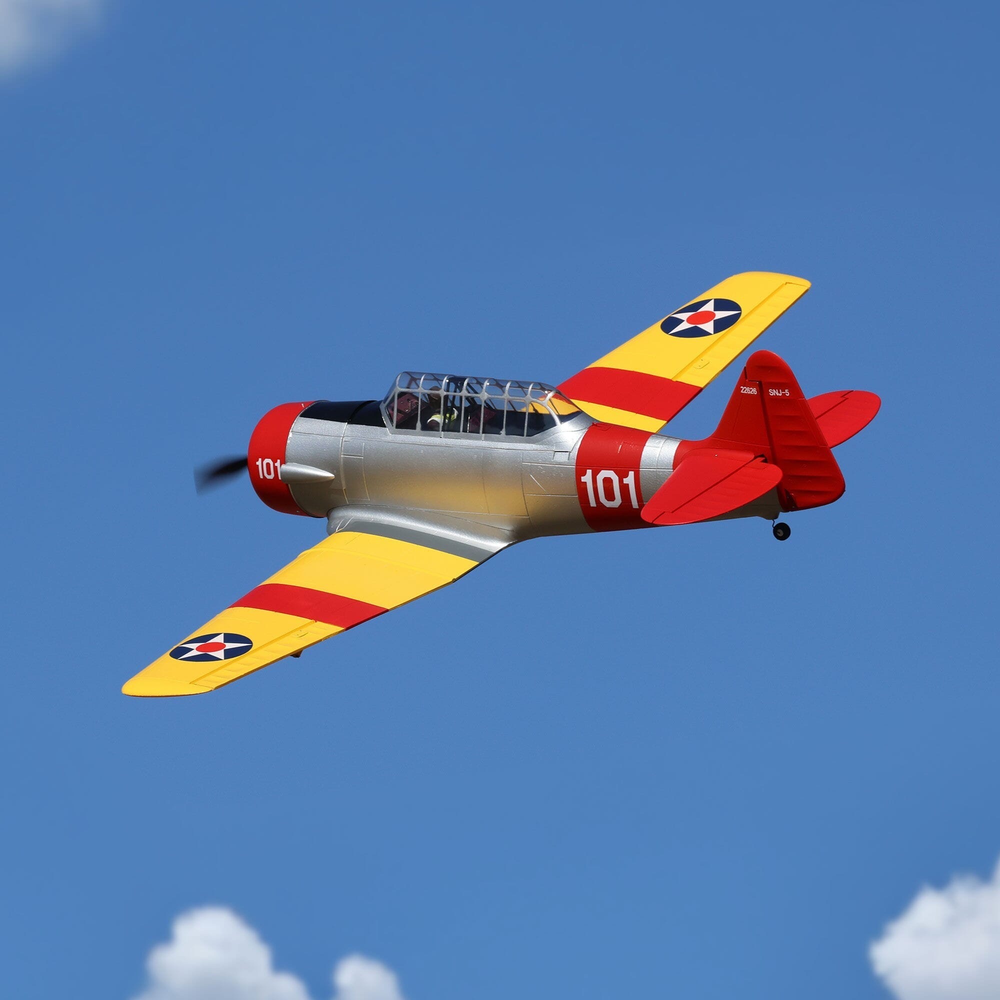 SNJ-5-AT-6 Texan 1.5m BNF Basic with AS3X+ and SAFE Select