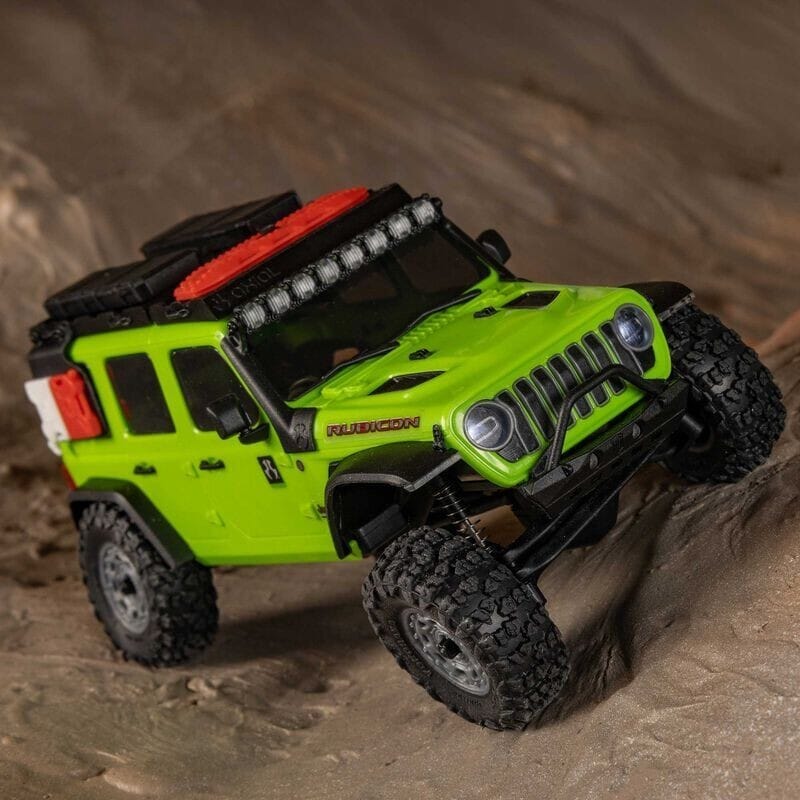 1-30 SCX30 Jeep Wrangler JLU 4X4 RTR Brushed Rock Crawler (Battery & Charger Included)  Green