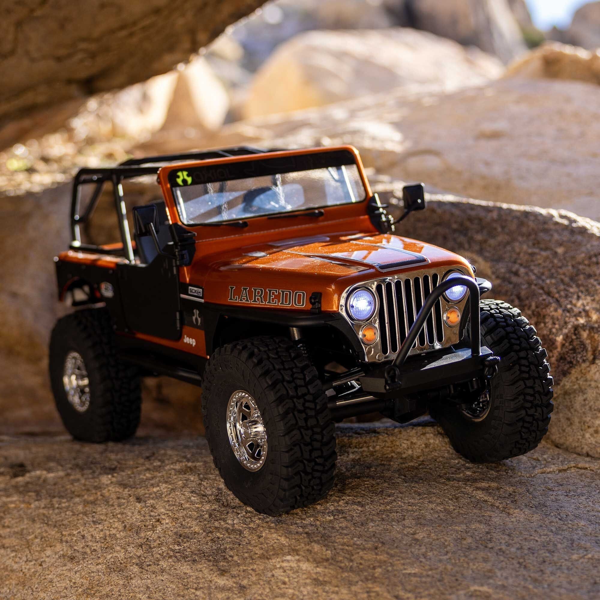 1-10 SCX10 III Jeep CJ-7 4X4 RTR Brushed Rock Crawler  Copper