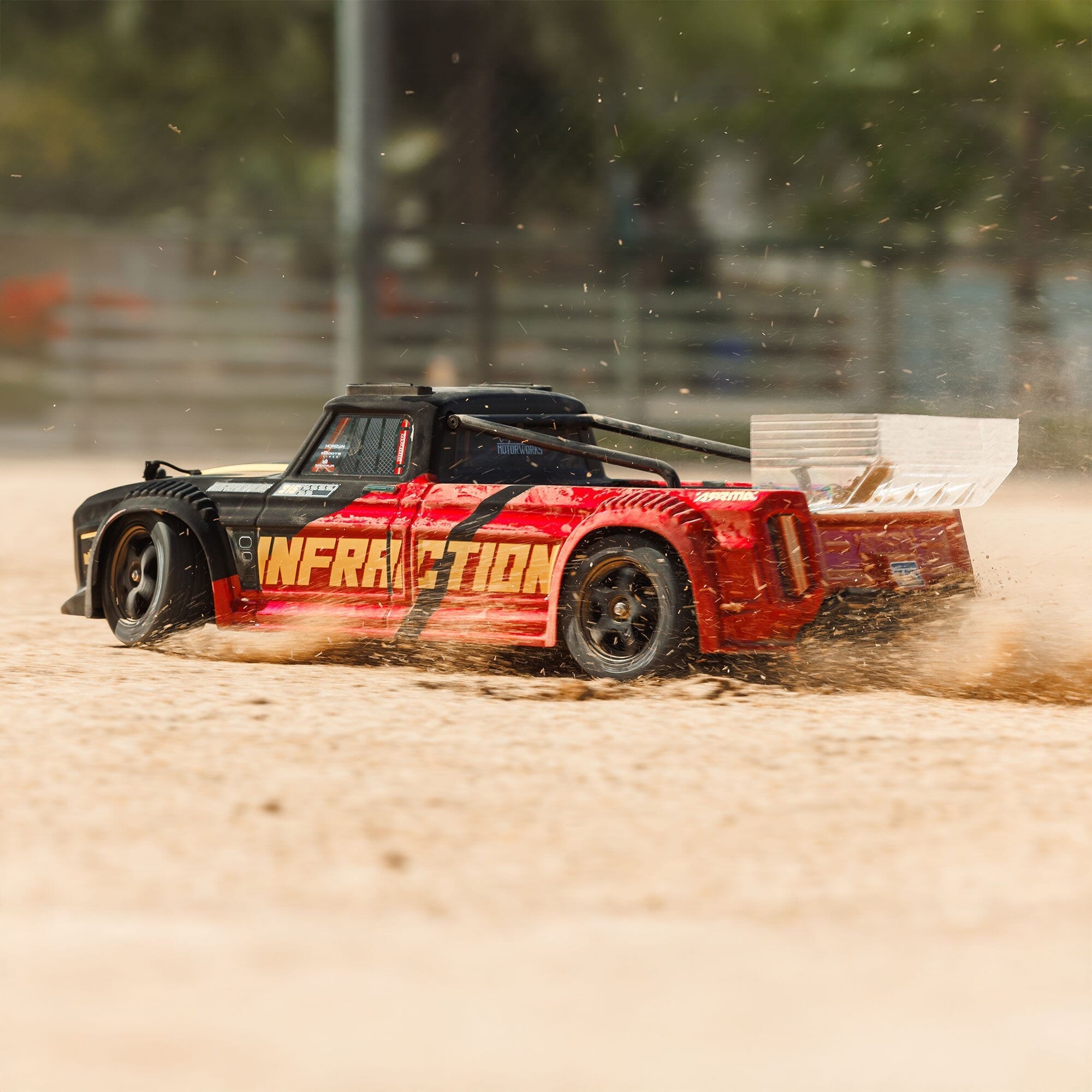 1-8 INFRACTION 223S DSC 4X4 RTR Brushless All-Road Street Bash Truck  Black-Red