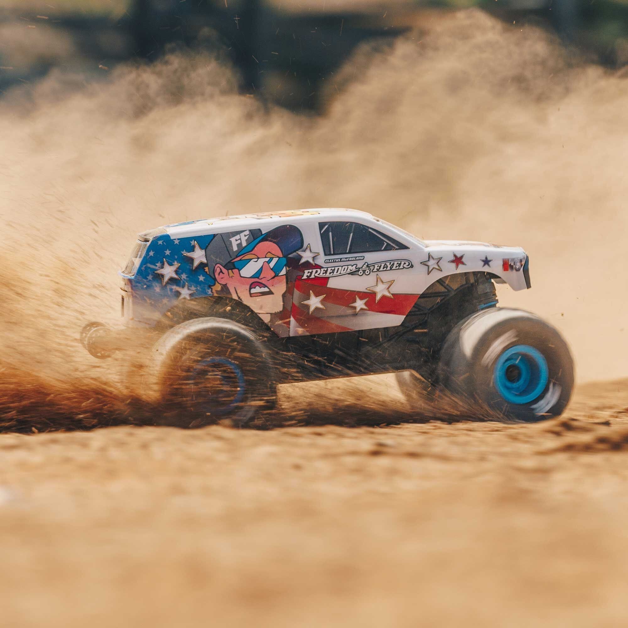 ARRMA 1-16 FREEDOM FLYER GROM 4X4 RTR Brushed Monster Truck (Battery & Charger Included) ARRMA 1-16 FREEDOM FLYER GROM 4