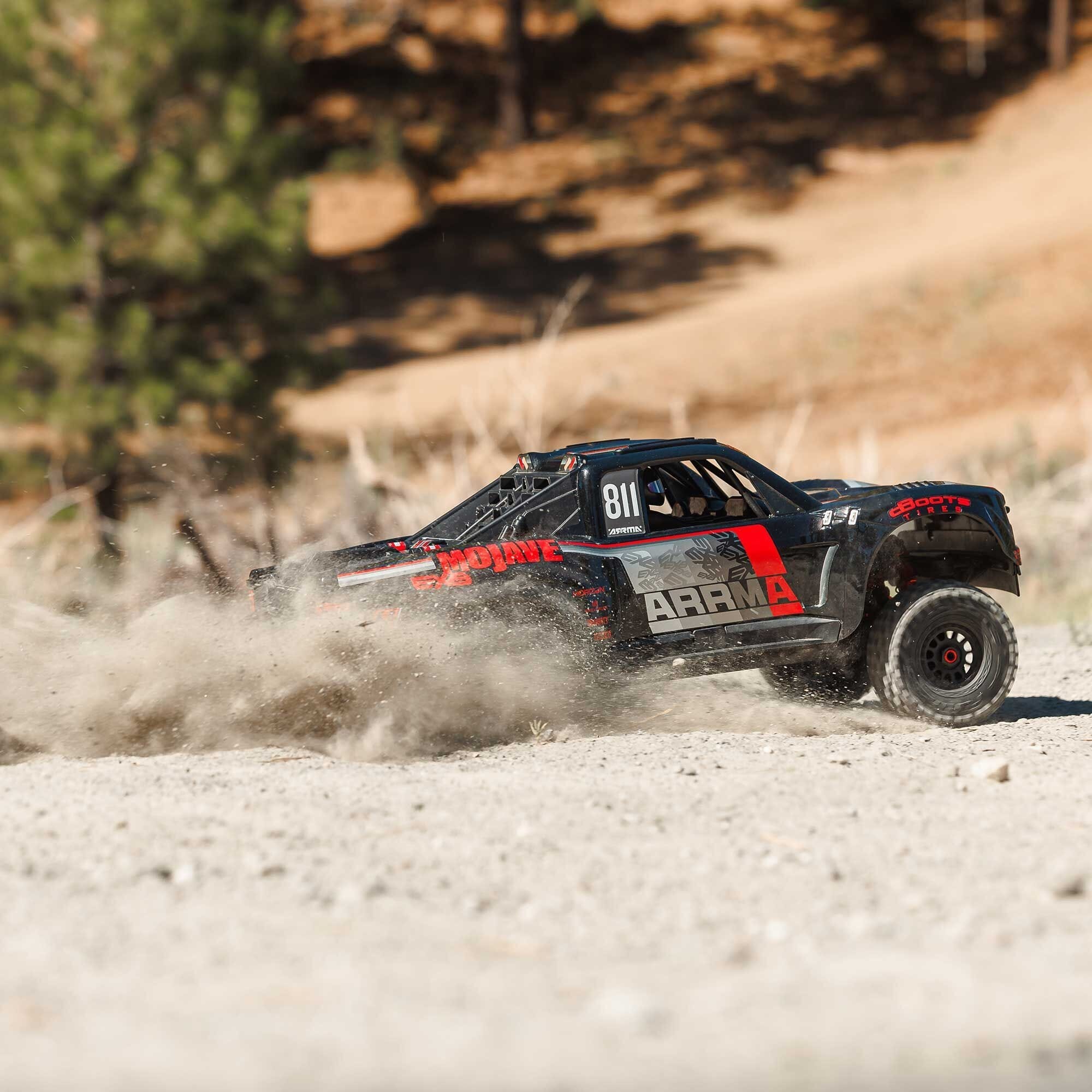 ARRMA 1-7 MOJAVE 6S EXB 4X4 RTR Brushless Desert Truck ARRMA 1-7 MOJAVE 6S EXB 4X4 RTR Brushless Desert Truck  Black
