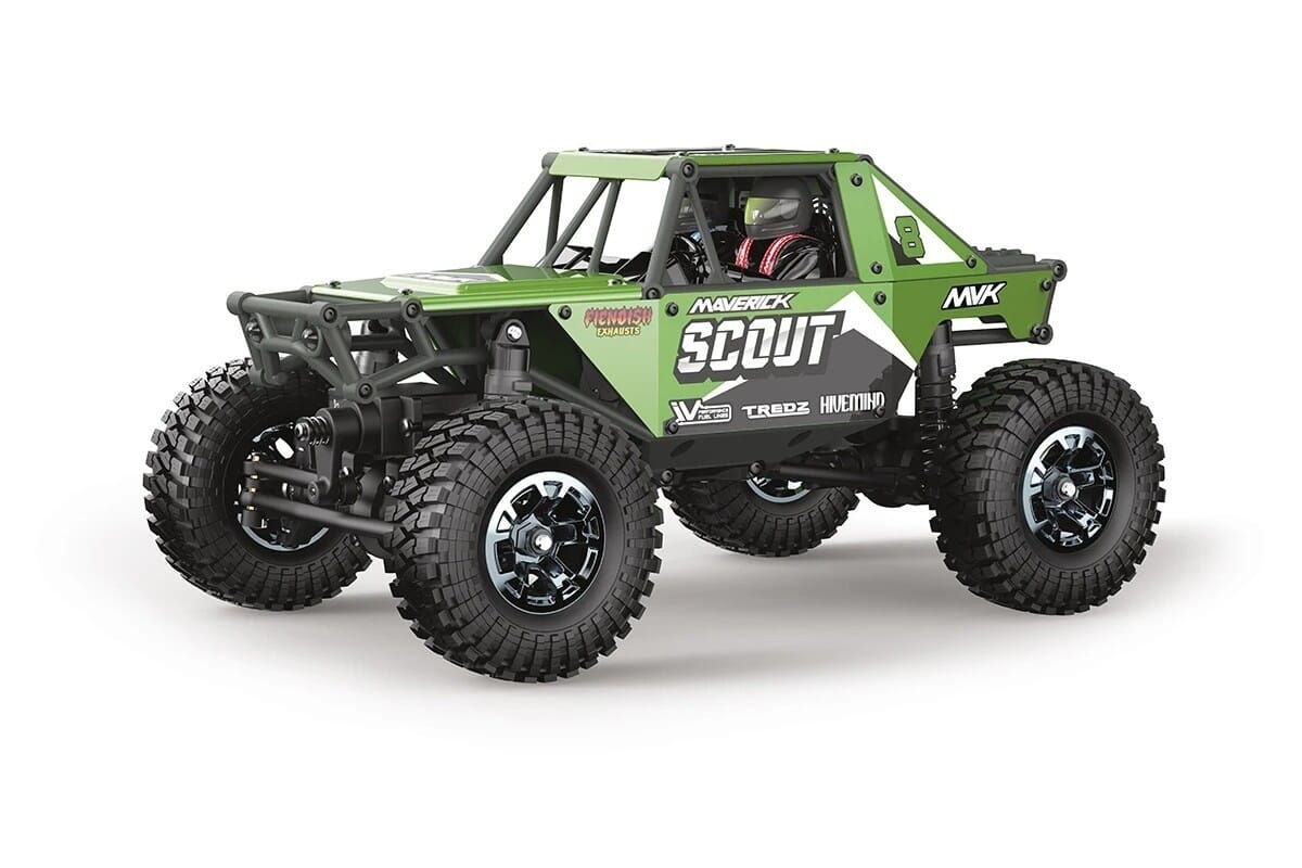 Maverick RC Scout-24 1-24th Rock Crawler - Green