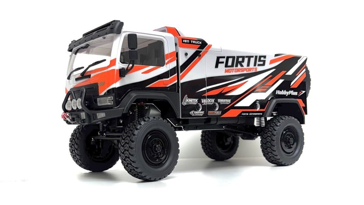 1:18 Brushless Rally Truck DKR-4 Fortis RTR - white