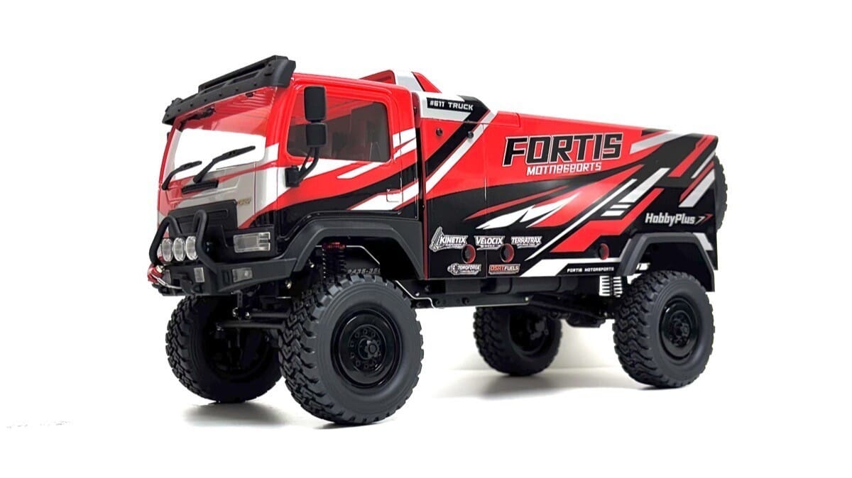 1:18 Brushless Rally Truck DKR-4 Fortis RTR - red
