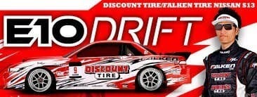 Peças - HPI Racing - E10 DISCOUNT TIRE/FALKEN TIRE NISSAN S13 1/10