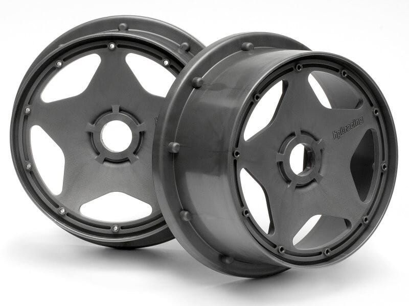 SUPER STAR WHEEL GUNMETAL (120x60mm/2pcs/)