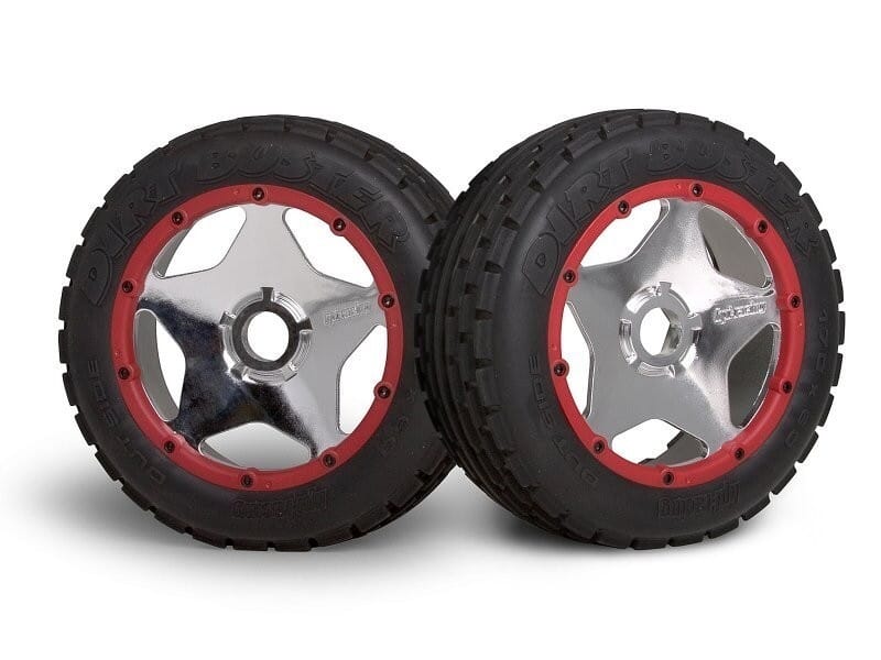 SUPER STAR WHEEL SHINY CHROME (120x60mm/2pcs/