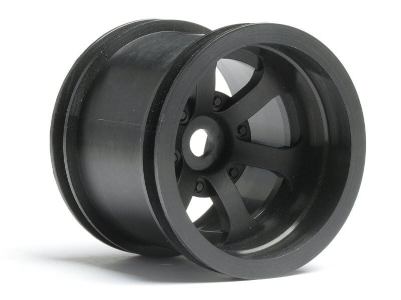 SCORCH 6-SPOKE WHEEL BLACK _2.2in/55_50__/2pc