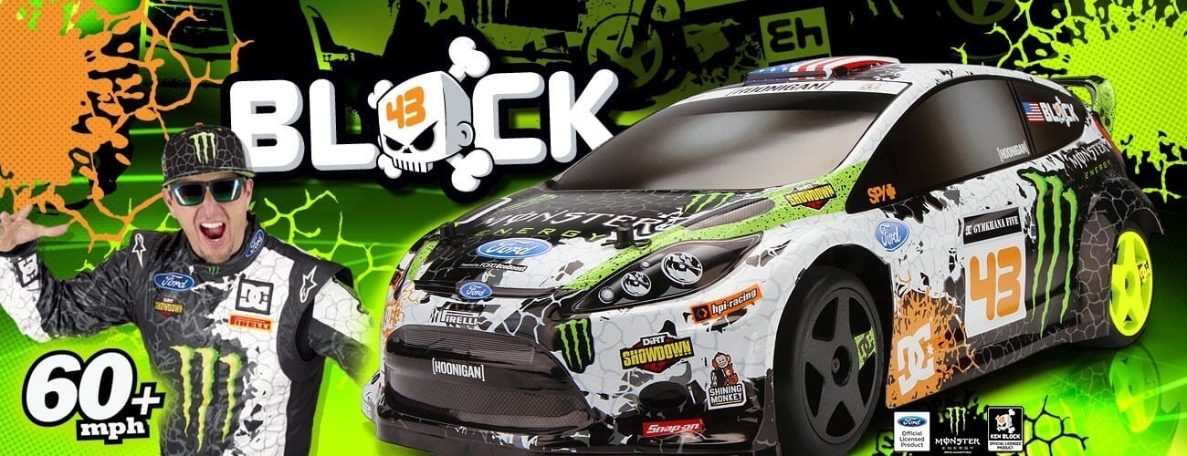 Peças - HPI Racing - Ken Block WR8 with Ford Fiesta H.F.H.V. Body 1/8