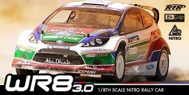 Peças - HPI Racing - Wr8 3.0 Ford Fiesta Abu Dhabi Castrol Wrc Nitro Rally Car 1/8