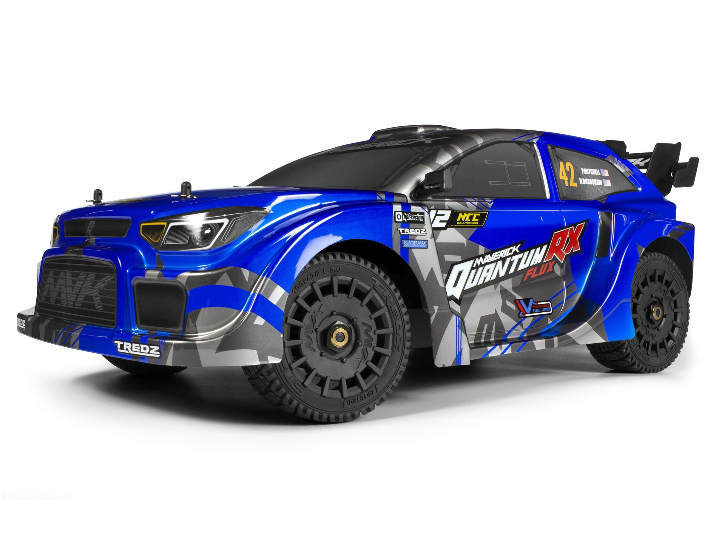 QuantumRX Flux 4S 1/8 4WD Rally Car - Blue