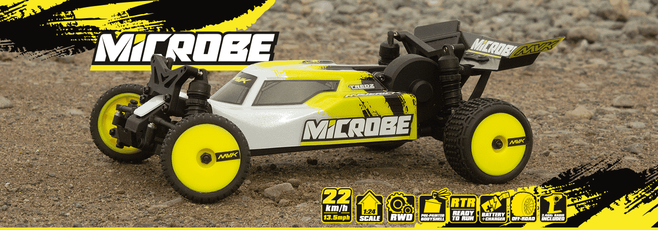 Maverick Microbe 1-24th Buggy  Yellow