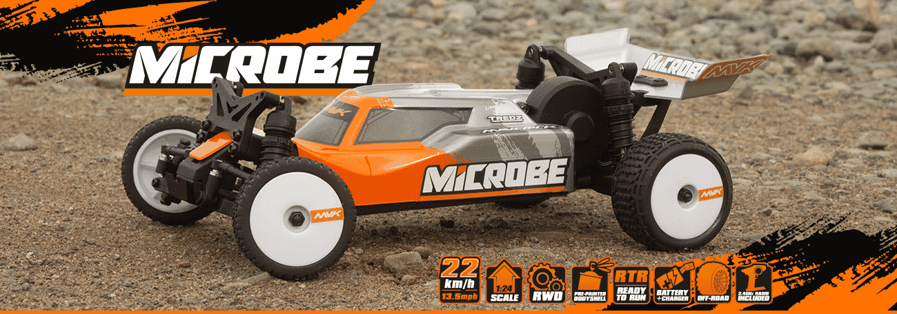 Maverick Microbe 1-24th Buggy  Orange