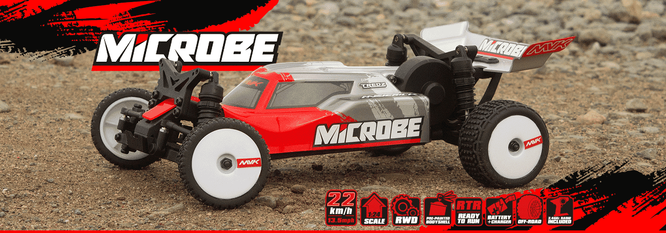 Maverick Microbe 1-24th Buggy  Red