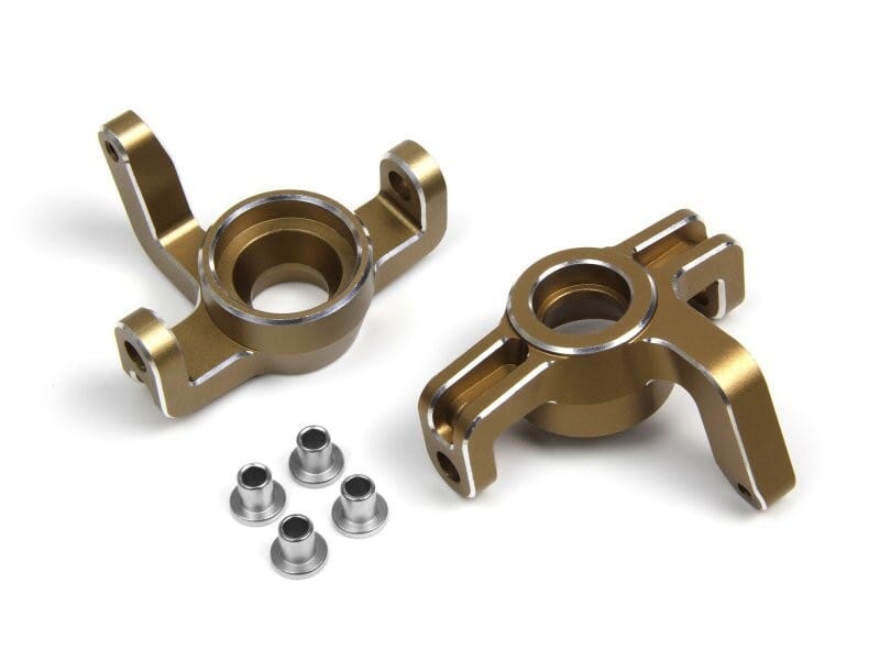 Aluminum Steering Spindle Set (Gold/Left/Right)