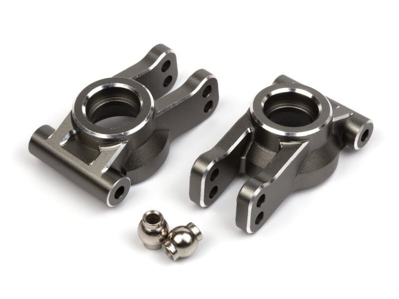Aluminum Rear Hub Set (Grey/2pcs)