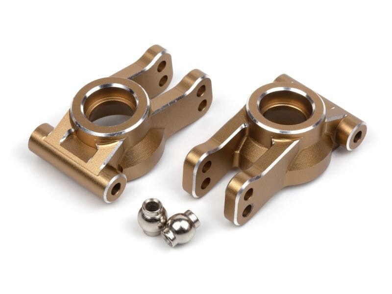 Aluminum Rear Hub Set (Gold/2pcs)