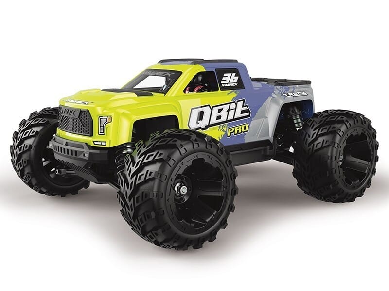 Maverick Qbit Pro MT 1-16th Monster Truck  Fluoro Green