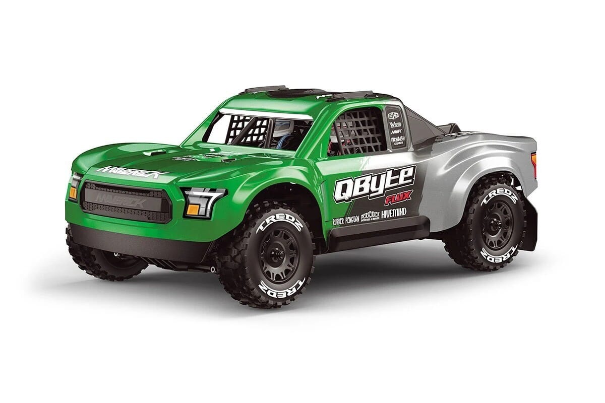 Maverick RC QByte SC Flux 1-12th SC Truck - Green